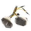 31BC Motorcycle Mini Led Turn Signal Light Moto Flashing Light 12V Sequential Flowing Indicator Light For GSXR 600 2x