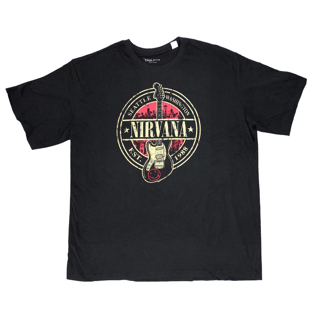 

26 Huge Nirvana T-shirt Seattle Washington Est. 1988 Tall 5XL Unisex T-Shirt M