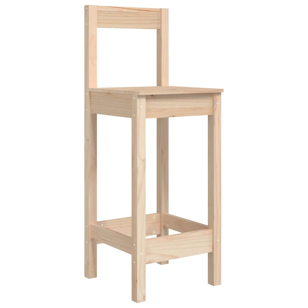 9 Piece Garden Bar Set Solid Pine Wood