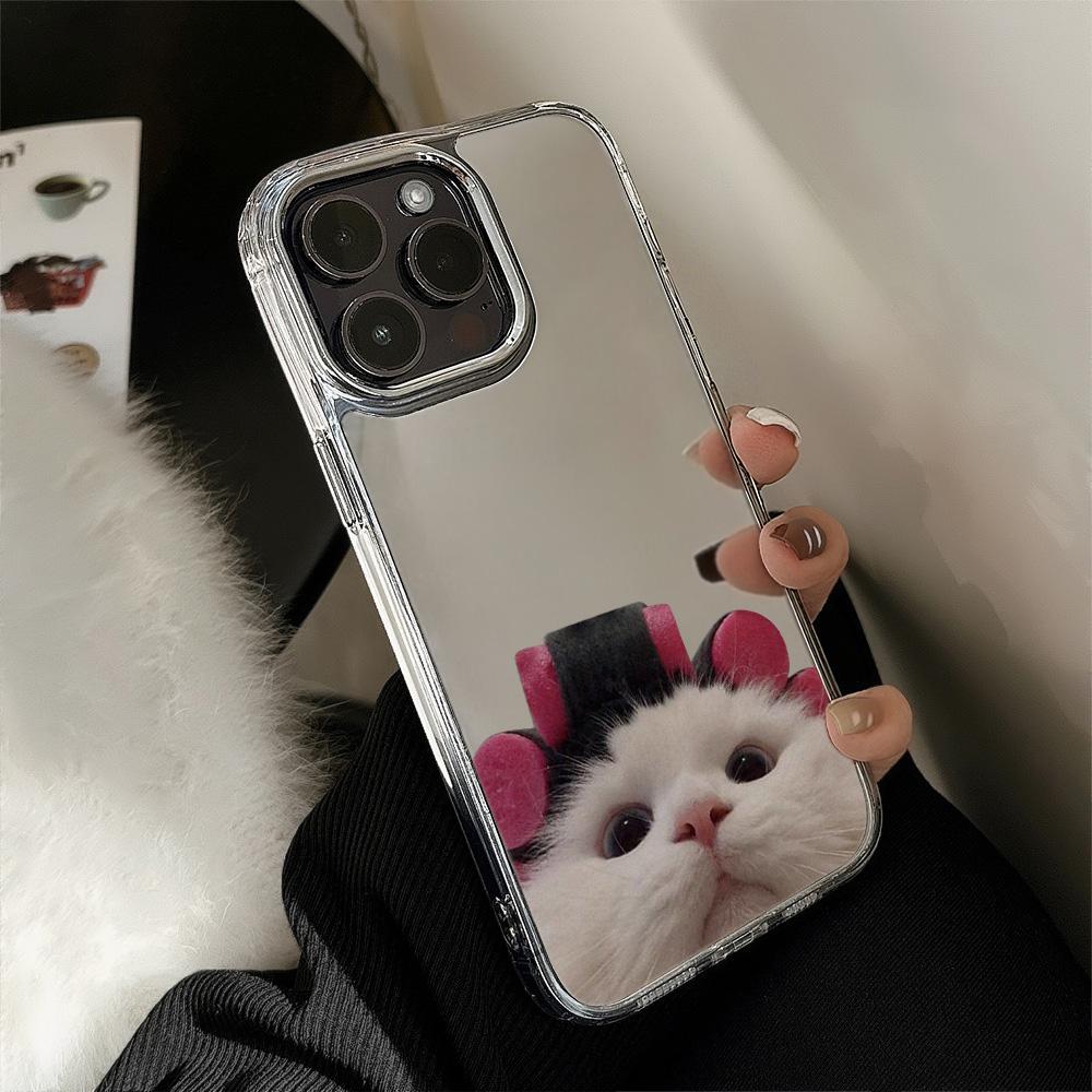 Etui na telefony komórkowe iPhone 11 13 XR 15 Pro Max 12 14 Pro Max Etui iPhone 16 XS Max Lustrzane etui ochronne Lustro Wykwintna kreskówka Wodoodporna