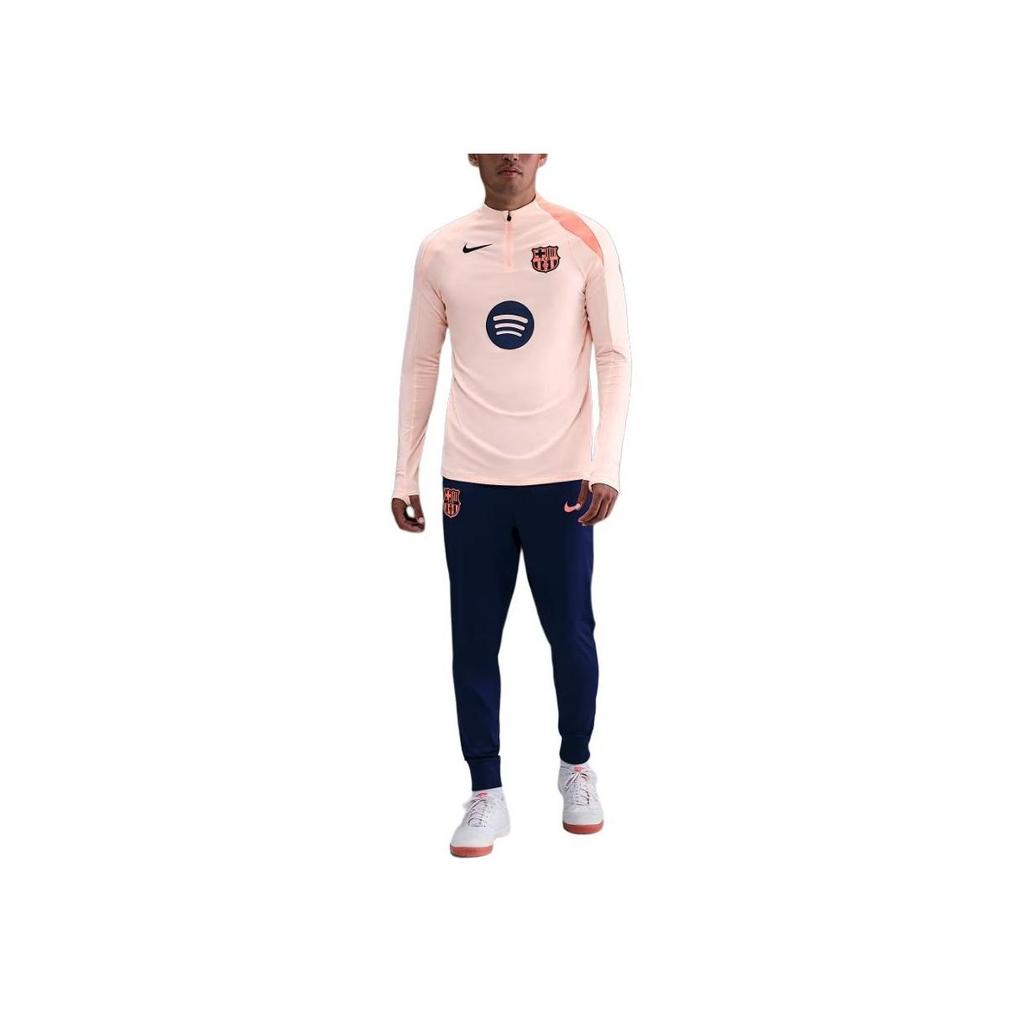 Nike Logo Slim Fit Long Sleeve Football Shirt Men Tops HM3350-808