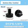 1/4 Aluminum Alloy Hand-Tightened Drone Gimbal Adjustment Screw