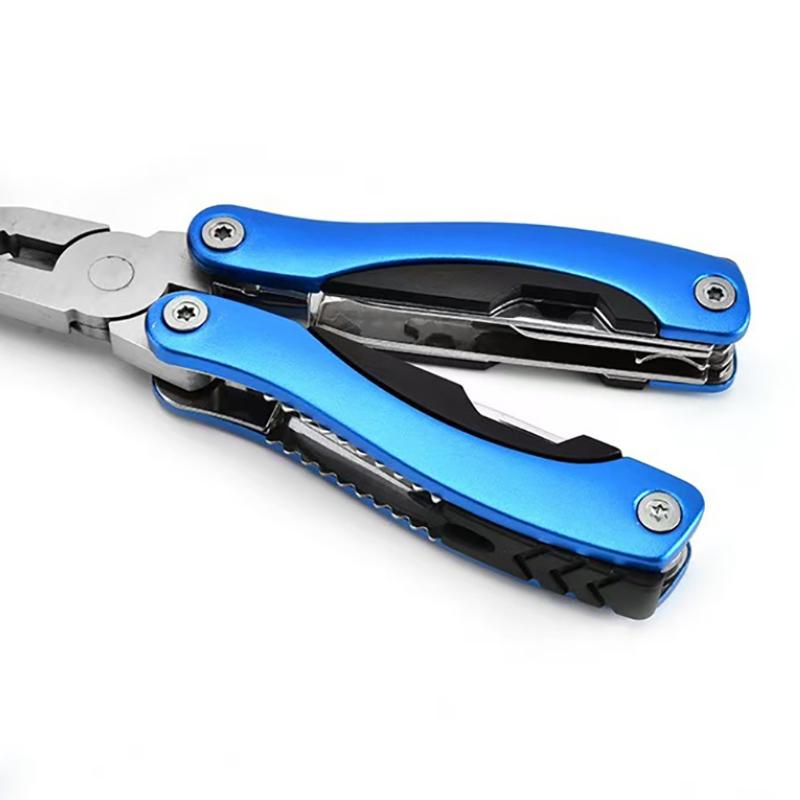 Camping Gear Outdoor Survival Stainless Steel 9 In 1 Portable Multi Tool Plier Camping Accessories Portable