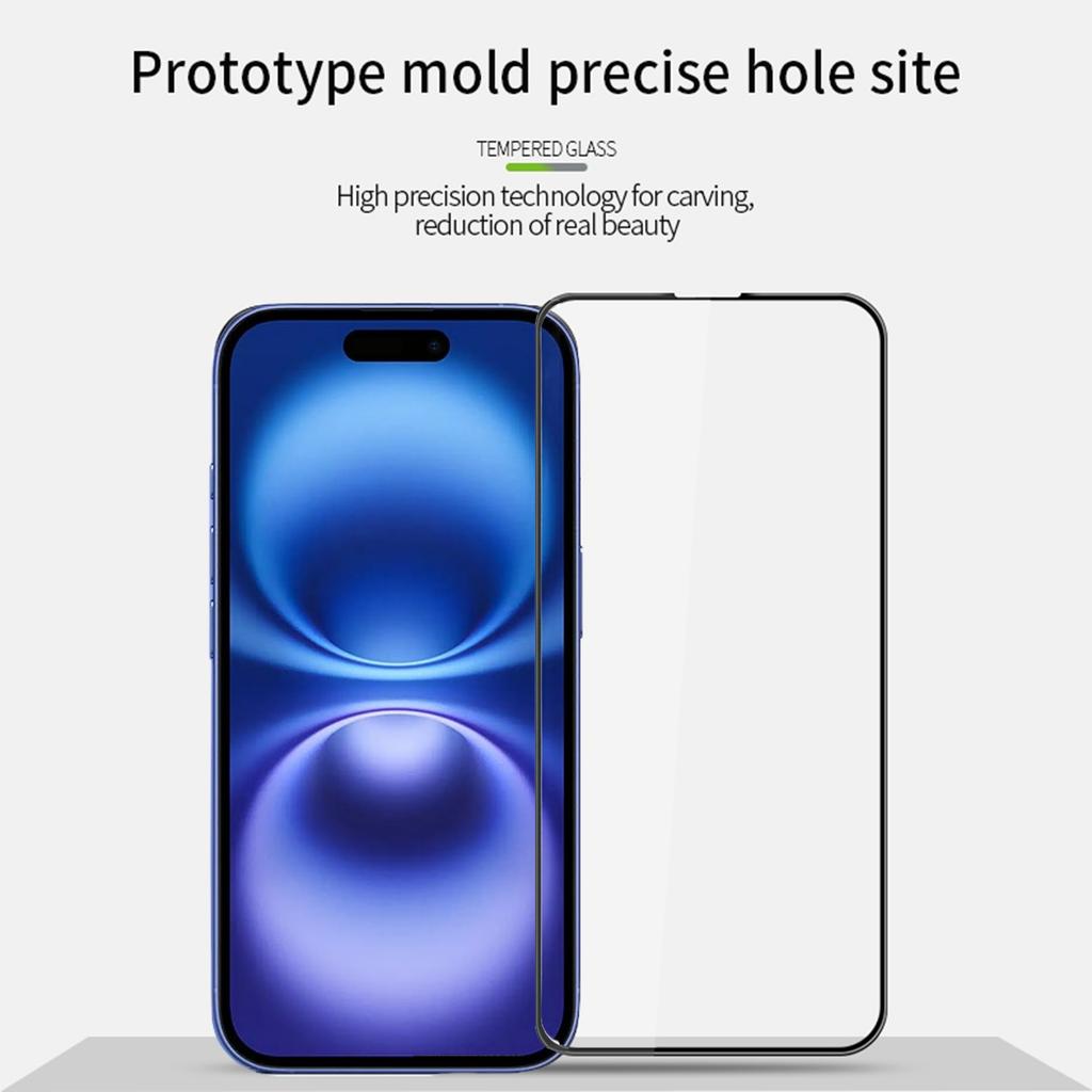 For iPhone 17 Tempered Glass Film PINWUYO Explosion-proof 9H 3D Full Screen Protector