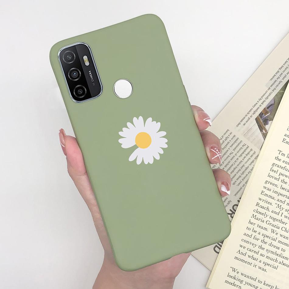 For OPPO A53S 2020 Case Cartoon Coque Heart Painted Silicone Phone Back Cover For Oppo A53s A 53s A53 S Oppoa53 2020 Shell Case