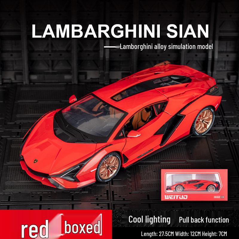 

Meisheng MS920 Металлическая модель Lamborghini Sian Игрушка Суперкар Молния