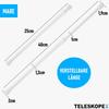 TELESKOPEX 6pcs Telescopic Rod Cabinet Rods Clamping Rod Tension Rods Cabinets