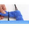 Badminton Racket Hand Gel Long Hair Microfiber Towel Hand Gel Badminton Sweatband Anti-Slip Plus Thick Towel Rubber