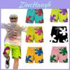 Fashionable Beach Shorts With 3d Digital Print For Men Green Color