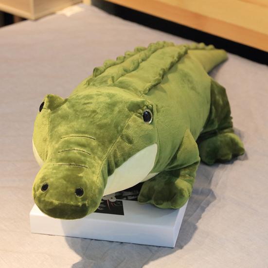 Lifelike Crocodile Plush Toy Realistic Stuffed Animal Soft Hugging Pillow Kids Crocodile Plushie Unique Gift for Boys Girls