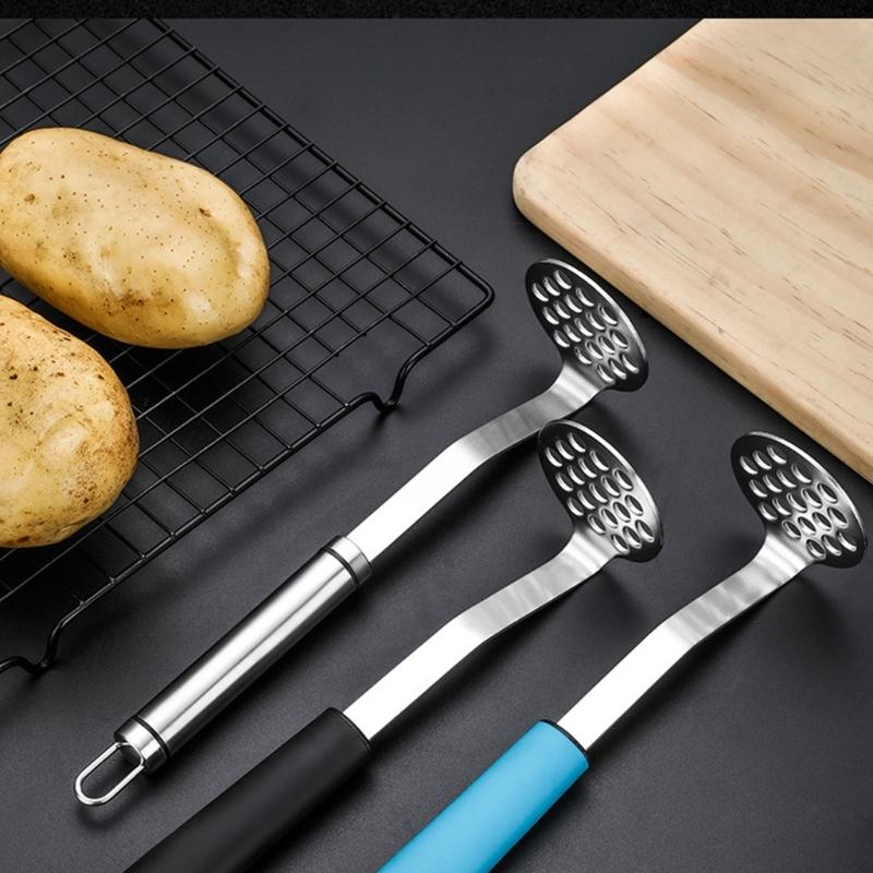 Mini-Pürierpresse aus Edelstahl Schlammwerkzeug zum einfachen Pürieren von Avocados, Kartoffeln, Karotten und mehr in der Küche