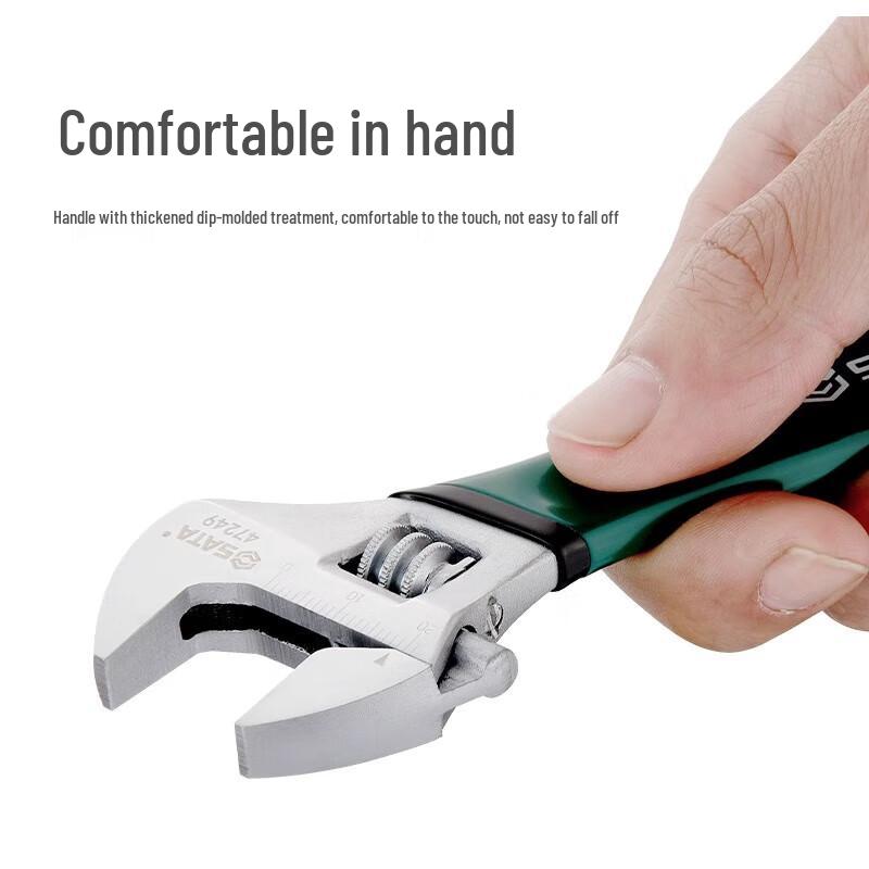 Shida 10-inch European Style Adjustable Wrench