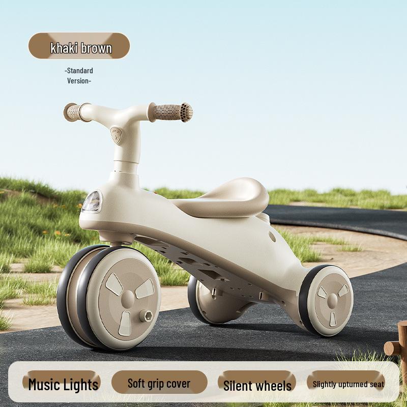 Multi-Functional Unisex Children's Tricycle: 3-in-1 Ride and Push for Ages 1 and Up