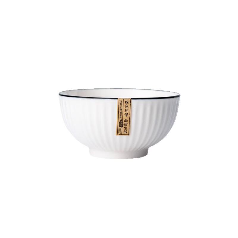 DISHJOY Ceramic Black Stripe Dinnerware