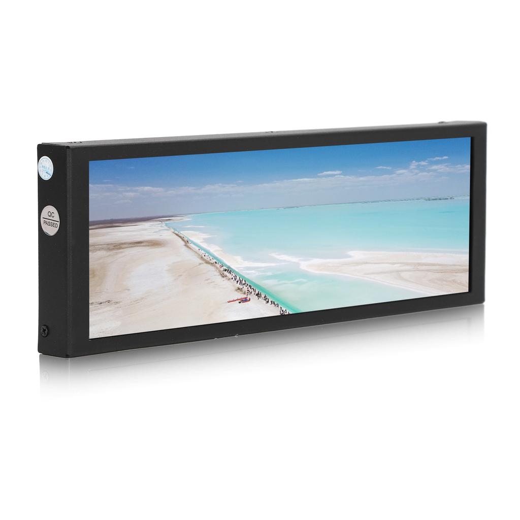 PC Case Secondary Screen 7.9in TFT LCD Temperature Monitor Driver Free 6H Hardness for Raspberry Pi 4B Basic Version