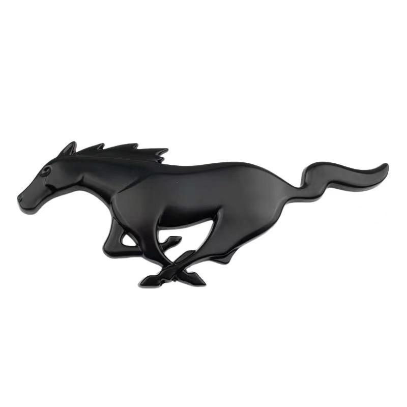 1 gab. 3D zirga logotips metāla