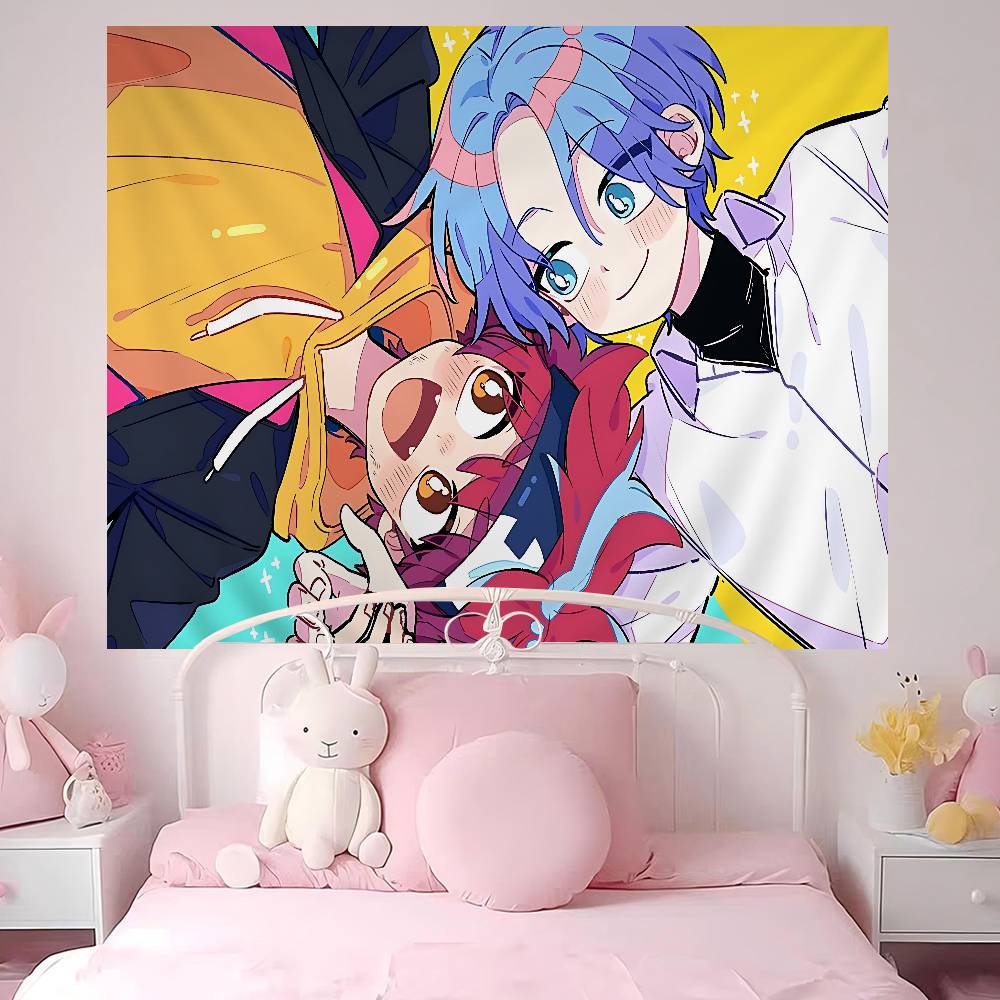 SK8 the Infinity Cartoon Tapestry Art Printing Cheap Hippie Wall Hanging Bohemian Wall Tapestries Mandala Art Home Decor