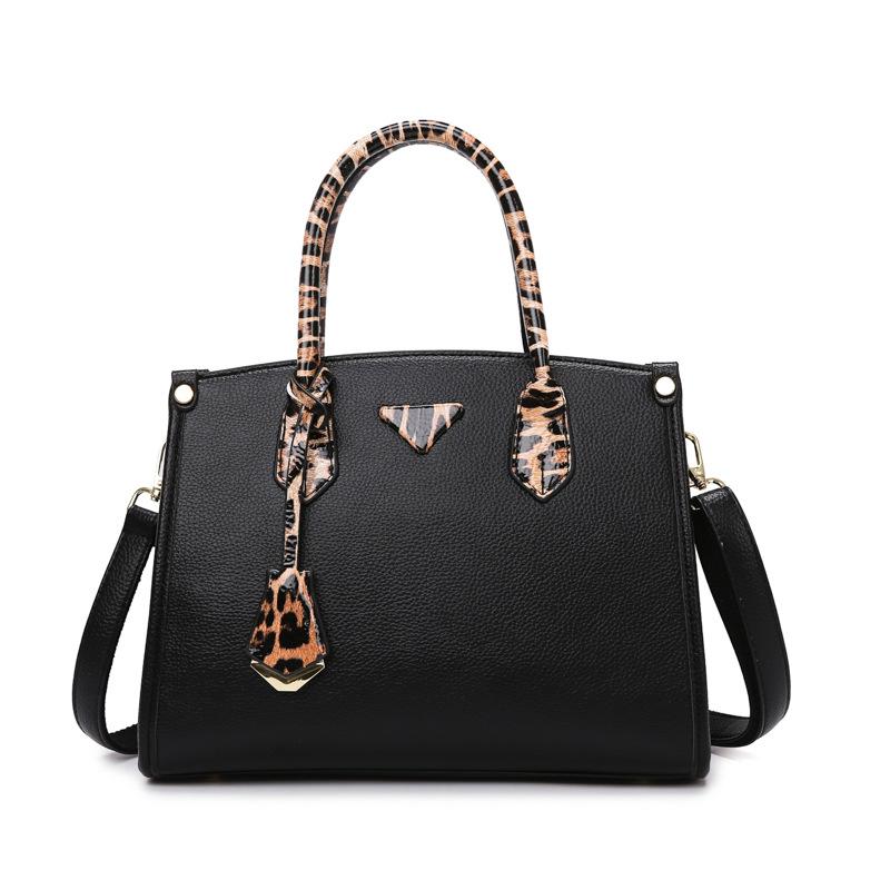 

Многосекционная портативная сумка для мамы и ребенка, женская новая сумка через плечо с текстурой легкой роскоши, большая вместительная сумка-мессенджер для мамы леопардовый