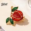 Bag Decoration Pin Oil Dripping Fruit Brooch Alloy Cherry Strawberry