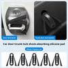 Silicone Car Door Latch Covers 4 Piece Shock Absorption Pad Noise Reduction Car Silicone Door Latch Protective Cover for Suv