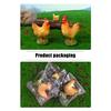 Rooster Chicken Figurines Farm Animal Model Home Decor Miniature Fairy Garden Diy Landscaping Cartoon Hen Chick Accessories