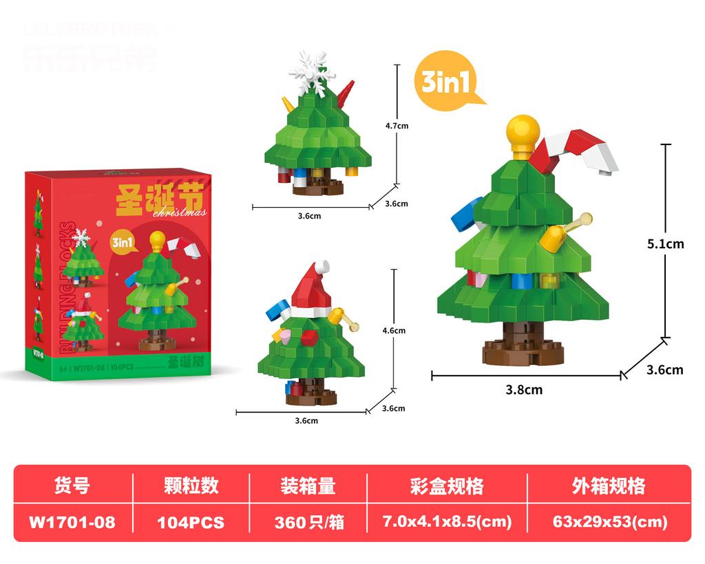 Christmas Gifts Reindeer Mini Building Blocks for Children Girl 6 Year Old christmas winter village mini blocks construction set
