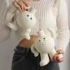Big Footed Ceramics Vase Desktop Flower Arrangement Decoration Originality Living Room Cute DIY High Level Decorations