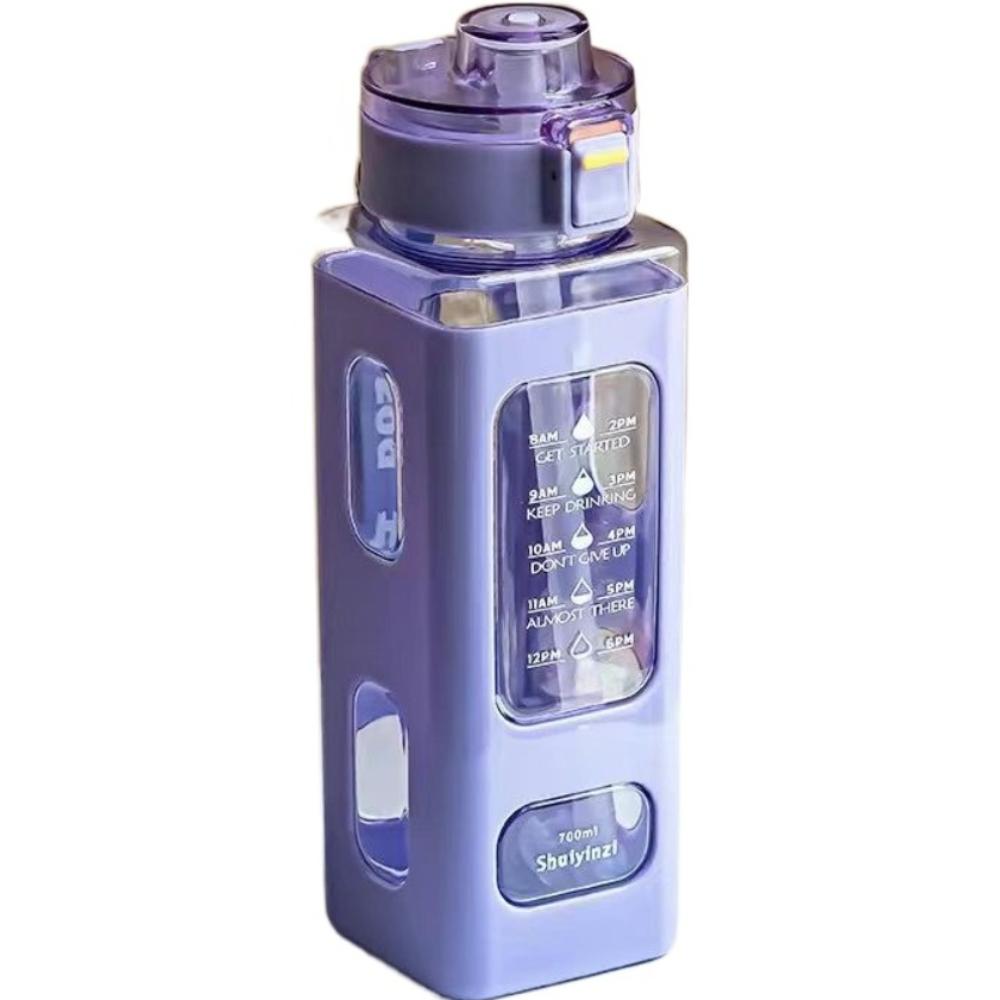 Anti-Fall Design Sports Water Bottle High-capacity Water Bottle Ins Style Plastic Cups