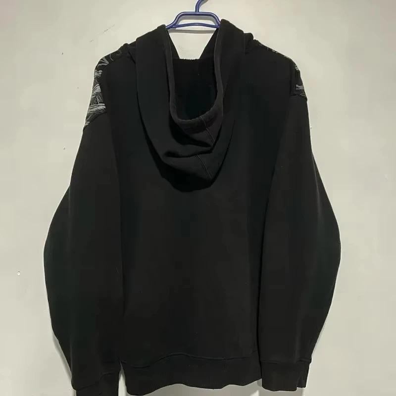 American Y2K New Fashion Trend Fleece Padded Zipper Hoodie Women Street Hip Hop Joker Loose Sweatshirt Couple Casual Punk Hoodie