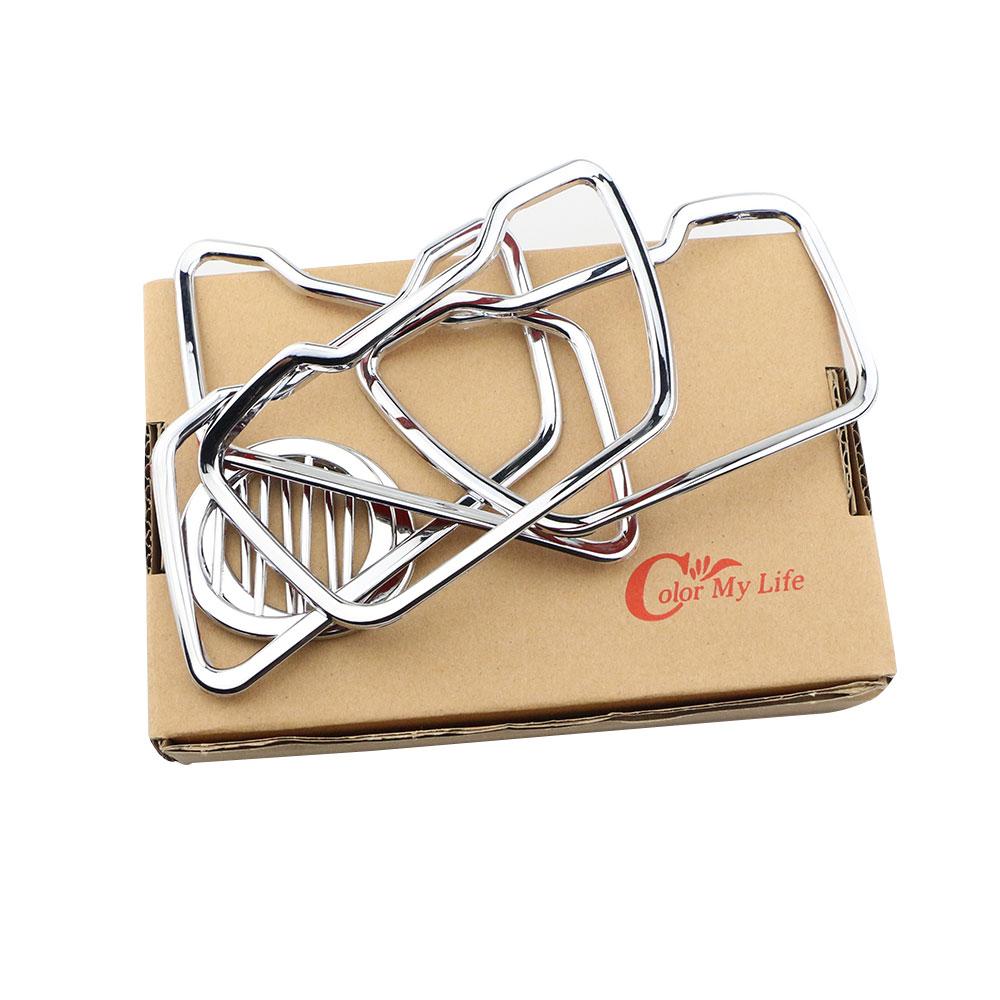 Color My Life 6Pcs Car Air Vent Decoration Trim Sticker Air Conditioner Outlet Stickers For Kia Sportage R 2012 2013 2014