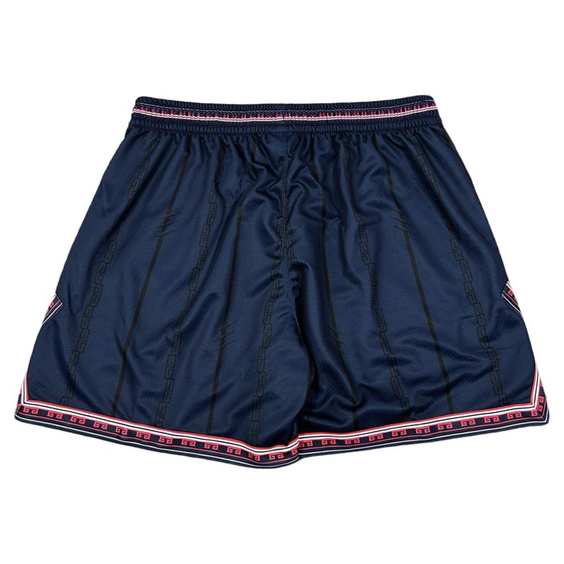 Li Ning CBA Series Guangdong Team Color Block Mid Waist Breathable Versatile Straight Basketball Pants 30th Anniversary City Edition AAPU569-1