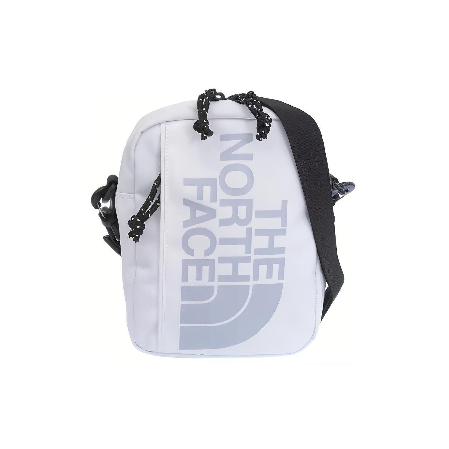The North Face Large Logo Zipper Shoulder Crossbody Bag Unisex bags White NN2PN06K White