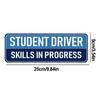 Fahrschüler Magnet Anfängerfahrer Magnet für Auto Hochsichtbarer Auto Magnet Aufkleber Wetterfest Anfängerfahrer Stoßstangenaufkleber Für