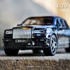 Large Size 1:20 Rolls Royce Cullinan AE86 Car Model Toy Music Light Pull-back Free Wheeling Vehicle Models Children Adult Gifts