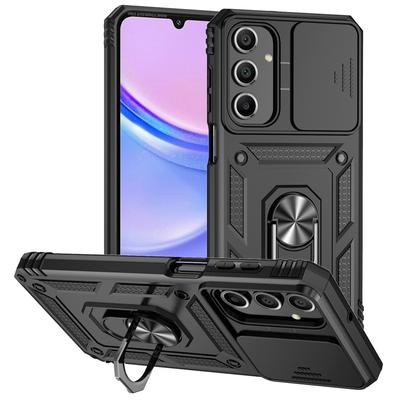 Rüstung Magnethalter Ring Stoßfestes Gehäuse für Samsung Galaxy A06 A16 A55 A35 A15 A54 A53 A25 A26 A36 A56 5G Objektivschutzabdeckung