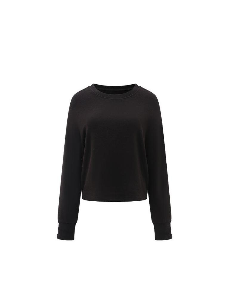 Damen Schneeflocken-Fleece Slim Fit Strickoberteil: Hautfreundlich, Warm, Kordelzug Langarm, Wendbar.