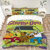 3pcs Scooby-Doo Duvet Cover Set - Machine Washable, Includes 1 Duvet Cover and 2 Pillowcases, No Core Included yy251022242