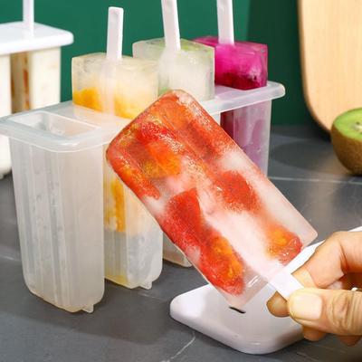 1pc Popsicle Mold Creative Popsicle Mold Silicone Popsicle Ice Kitchen With Stick DIY Cover Mol I7R4