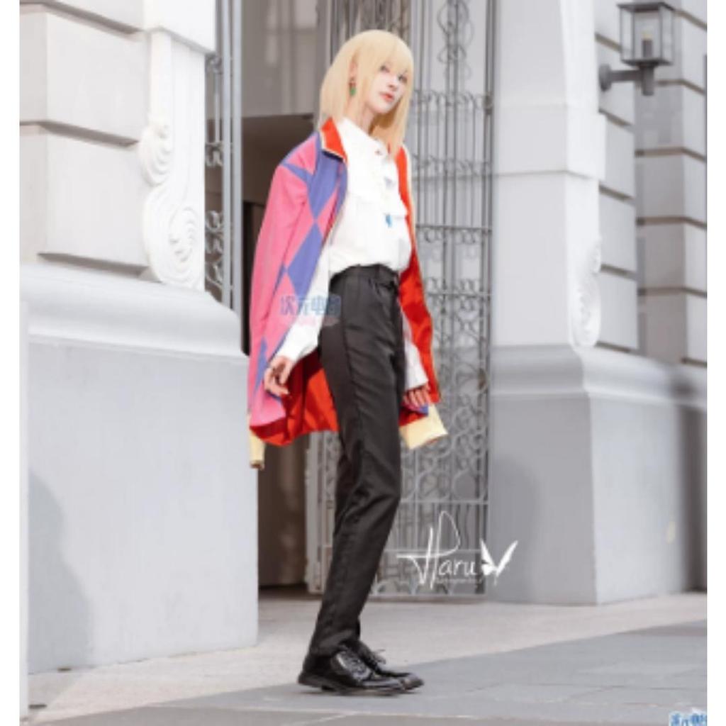 Howl Cosplay Kostüm Anime Komplettset Mit Jacke Hemd Hose Halskette Ohrringe Für Halloween Comic Con Große Größe Howl Outfits