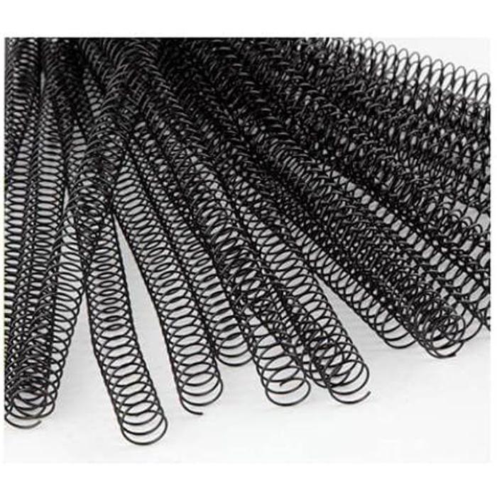 Spirales À Reliure - DHP - A4 - Métal - 30 Unités - Ø 38 Mm - Noir