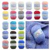 Premium Milk Cotton Baby Yarn With Colorful Dots For Knitting And Crochet