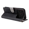 For iPhone 17 Pro Max Case Wallet RFID Blocking PU Leather Phone Cover Stand with Strap