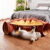 All- Foldable Cats Tunnel Bed: Multi-Functional -Shaped Pet Playpen With Interactive Toys For Indoor Cats