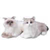 Trendmaster Nadenade Neko-chan EX Ragdoll Plush Toy - A lifelike, realistic plush toy that meows when petted, perfect as a gift for cat lovers, a