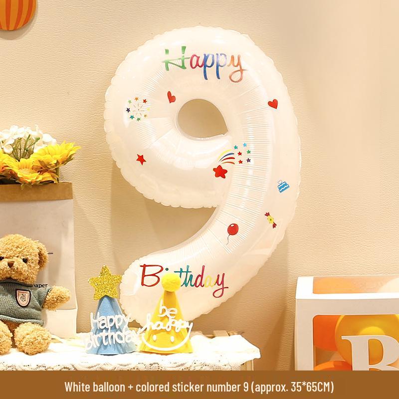 Happy Birthday Party Balloon Decorations for Kids
