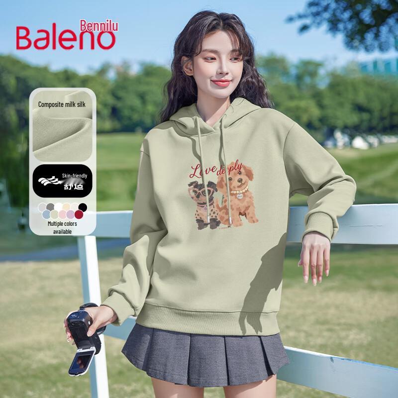 

Baleno Women s Milk Silk Hooded Sweatshirt S