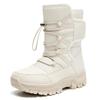 New Winter Hiking Boots Warm Plush Men's Boots High Top Couple Snow Boots Winter Outdoor Anti-Slip Ankle Boots Work Casual Boots