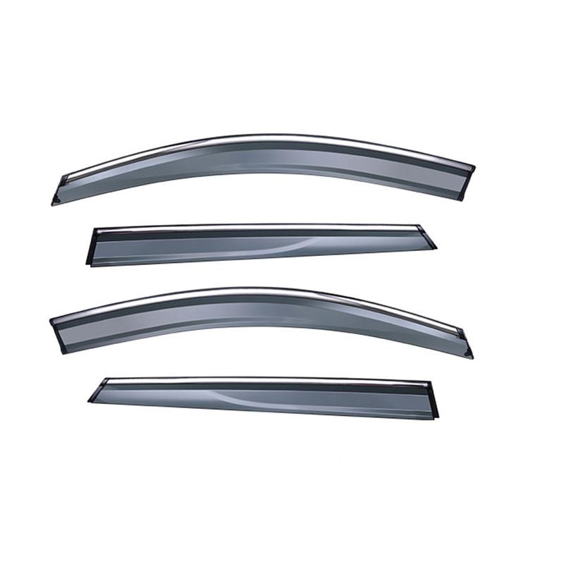 For Hyundai Tucson 2015 2016 2017 2018 Car Body Styling Cover Stick Plastic Window Glass Wind Visor Rain/Sun Guard Vent 4PCs