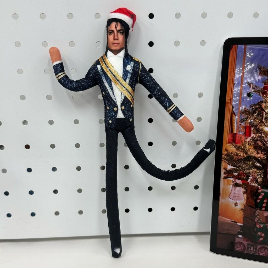 Michael Jackson Christmas Plush Collectible With Poseable Skeleton For Fans