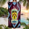 Burnley Football Strandtuch Weiches Mikrofaser Sommerhandtuch Schnelltrocknendes Saugfähiges Handtuch für Strand Schwimmbad Reisen